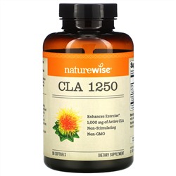 NatureWise, CLA 1250, 1,000 mg, 90 Softgels