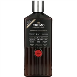 Cremo, Reserve Blend, шампунь и кондиционер 2 в 1, № 13, смесь Distillers, смесь Reserve, 473 мл (16 жидк. Унций)