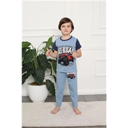 Пижамный комплект DomiKids для мальчика с короткими рукавами