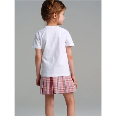 Комплект для девочки: кардиган, футболка, юбка
