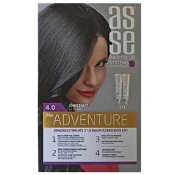 Asse Hair Color System Saç Boyası Kestane No: 4.00