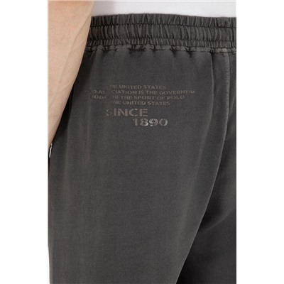 Мужские спортивные штаны антрацитового цвета Неожиданная скидка в корзине