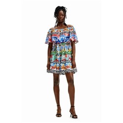 Stella Jean ethnic short dress