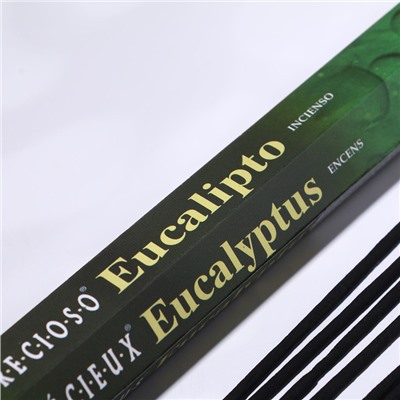 Благовония HEM "Eucalyptus. Эвкалипт ", 20 палочек в упаковке, шестигранник