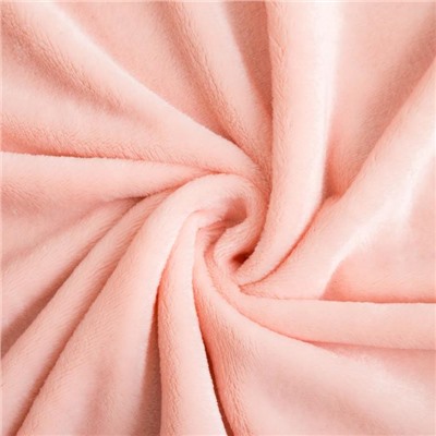 Плед "LoveLife" 150х200 см, велсофт, цвет пыльно-розовый, 100% п/э