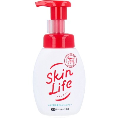 COW BRAND Skin Life Лечебно-проф крем-пенка против акне c СICA Центелла Азиатской, бутылка 160 мл