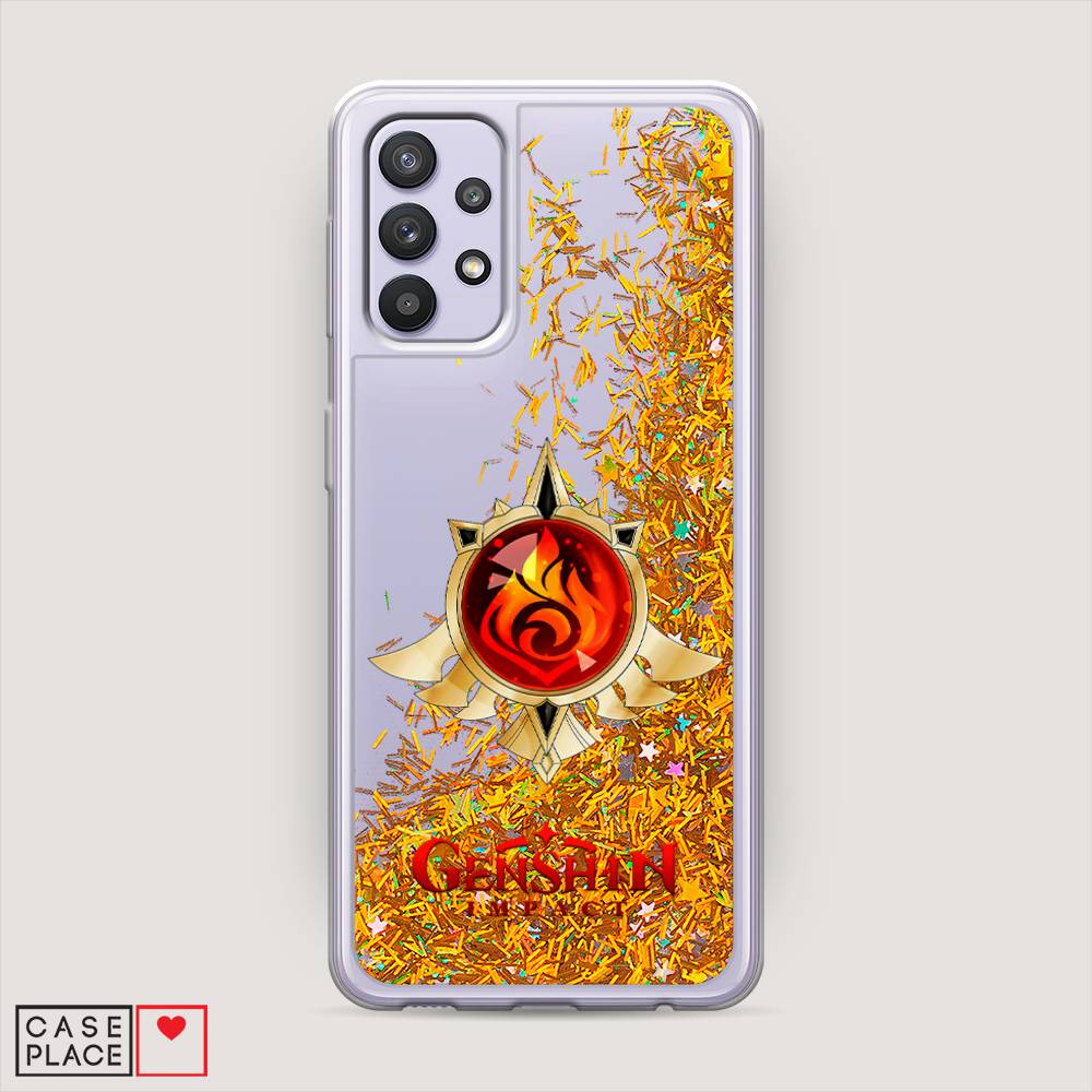 Жидкий чехол с блестками Genshin Impact Pyro на Samsung Galaxy A32 купить,  отзывы, фото, доставка - КАПУСТА │ Совместные покупки Краснодар, Краснодарс