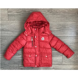 М.17-18 Куртка Moncler красная (116,122,128,134,140)