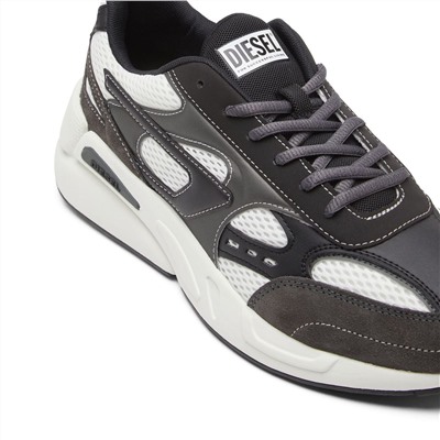 Sneakers Serendipity - logo - blanco y negro - Suela: 4.5 cm