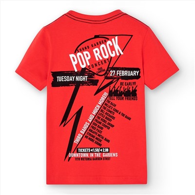 Camiseta - punto - 100% algodón - rojo