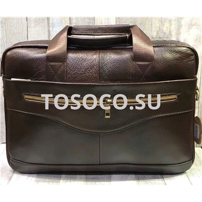 89029 brown  сумка натуральная кожа30х40