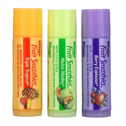 Blistex, Lip Moisturizer, Fruit Smoothies, 3 Sticks, 0.10 oz (2.83 g) Each