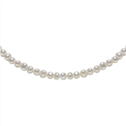Collar - plata 925 - perlas de agua dulce - Ø de la perla: 4.5 - 5.5 mm