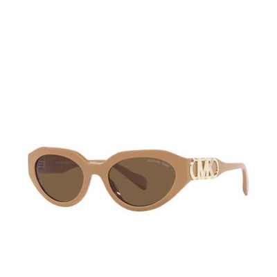 Michael Kors Women's Brown Oval Sunglasses, Michael Kors