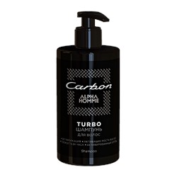 TURBO-шампунь для волос и тела ALPHA HOMME CARBON 250 мл
