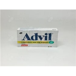 ADVIL LIQUIGEL 200 mg 20 kapsül (название лекарства на русском / аналоги Адвил)