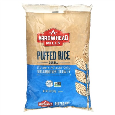 Arrowhead Mills, Puffed Rice Cereal, 6 oz (170 g)