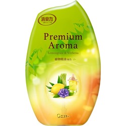 ST Shoushuuriki Premium Aroma Жидкий освежитель воздуха для помещения лемограсс и вербена, фл 400 мл