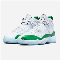 Sneakers altas Jumpman Two Trey - cuero - Encap - blanco y verde