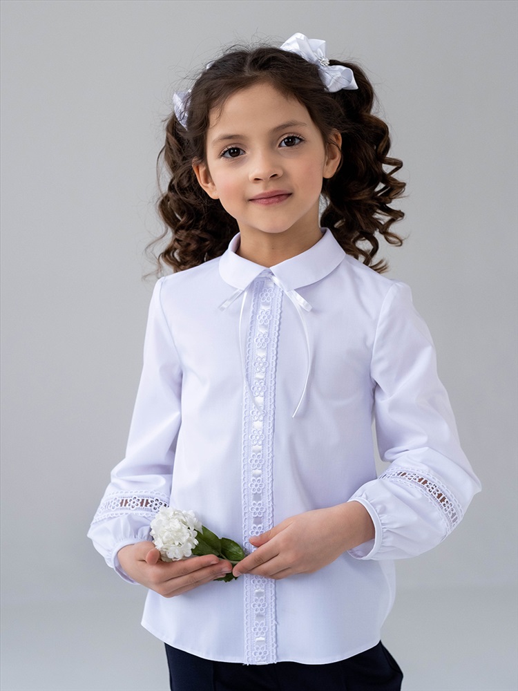 Блузка для девочки школьная нарядная