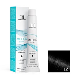 Крем-краска для волос TNL Million Gloss оттенок 1.0 Черный 100 мл