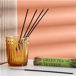 Благовония HEM "Green Tea. Зеленый Чай", 20 палочек в упаковке, шестигранник