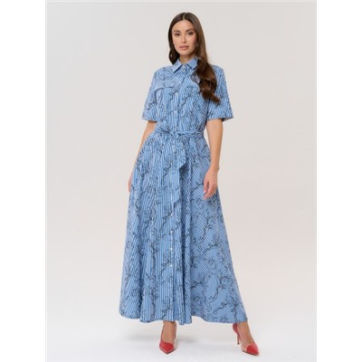 Платье женское 12421-35038 multicolor-blue