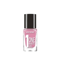 Лак для ногтей One Minute Gel тон 214 сливовый сапфир 10мл