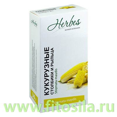 Кукурузные рыльца 50гр БАД Herbes