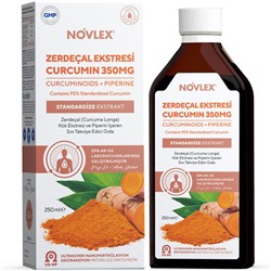 Novlex Zerdeçal Ekstraktı ve Piperin 250 ML