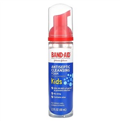 Band Aid, Kids, антисептическая очищающая пенка, 68 мл (2,3 жидк. Унции)