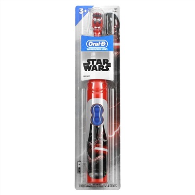 Oral-B, Kids, Battery Power Toothbrush, Soft, 3+ Years, Star Wars, 1 Toothbrush