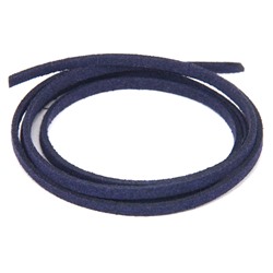 SHZ1075 Замшевый шнурок для амулета, цвет тёмно-синий