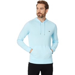 l*acoste Long Sleeve Hoodie Jersey T-Shirt w/ Central Pocket