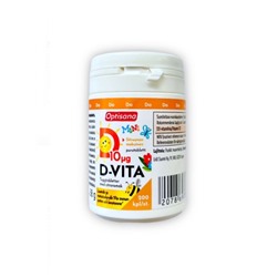 Таблетки для детей OPTISANA содержащие витамин D3 10mg D-VITA 200 таблеток