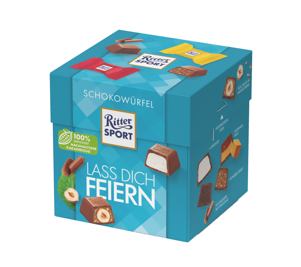 Мини шоколадки Ritter Sport Schokowürfel 176 гр (22 шт) купить, отзывы,  фото, доставка - КАПУСТА │ Совместные покупки Краснодар, Краснодарский край,