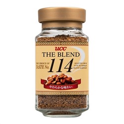 UCC THE BLEND Кофе Коллекция 114 растворимый мягкий вкус 135 гр., банка