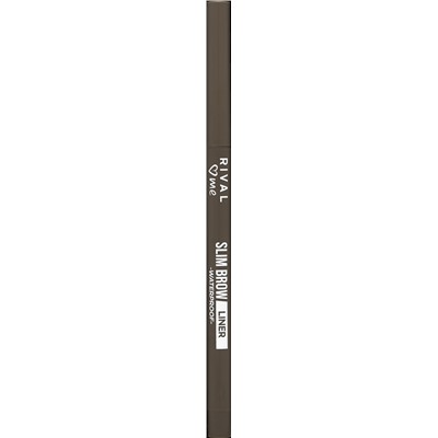 Тонкий карандаш для бровей Slim Brow Pen 02 - средне-коричневый