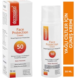 Dermoskin Face Protection Krem Spf 50 50 ML Su Bazlı Güneş Kremi