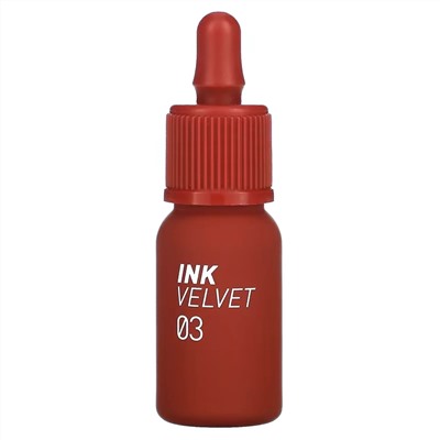 Peripera, Ink Velvet Lip Tint, 03 Red Only, 0.14 oz (4 g)