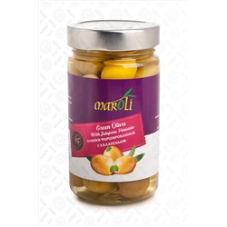 Оливки "Maroli" 320 гр фаршированные халапеньо 1/12 стекло