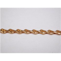 Браслет из золота 585 пробы 017-17,0 вес 1,40 фантазийное плетение, штамповка, полновесный, золотые звенья