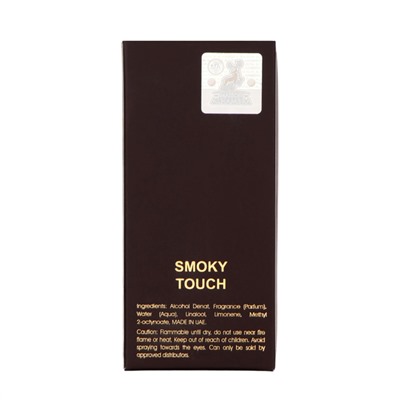 Парфюмерная вода мужская Smoky Touch (по мотивам Franck Oliver Black Touch), 30 мл