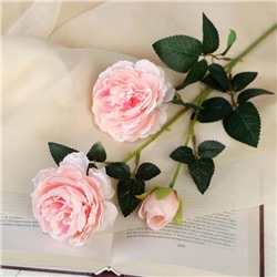 Цветы искусственные "Роза терция" 8х60 см, розовый