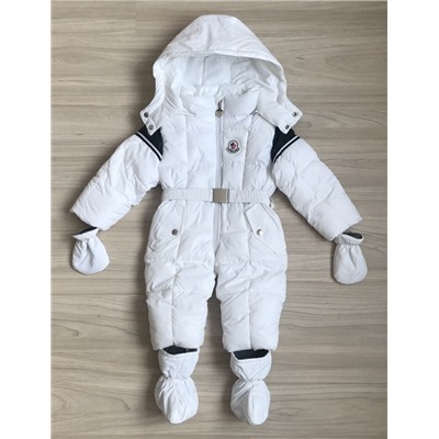 М.1707 Комбинезон Moncler белый (68,74,80,86)