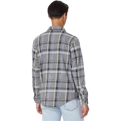 Lucky Brand Plaid Brushed Knit Long Sleeve Shirt