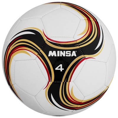 Мяч футбольный MINSA Futsal, PU, машинная сшивка, 32 панели, р. 4