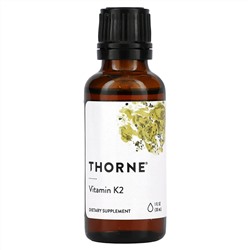 Thorne, Витамин К2, 1 жидкая унция (30 мл)