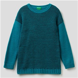 Pullover - grünblau