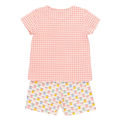 Bob&Oli - pijama 2 piezas - algodón - rosa y multicolor